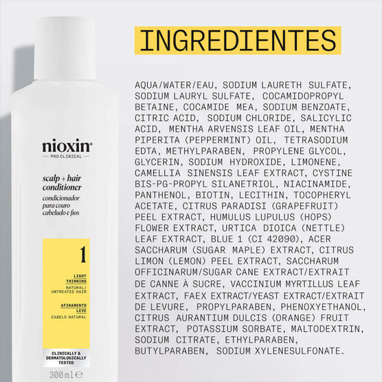 Condicionador para Cabelos Naturais Nioxin
